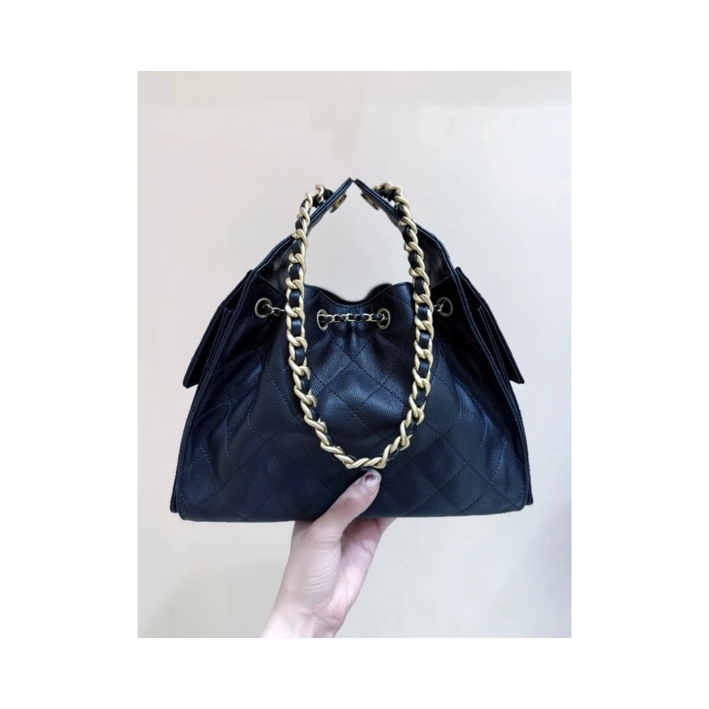 CHANEL 25 Small Handbag BLACK,CHANEL,BAGS