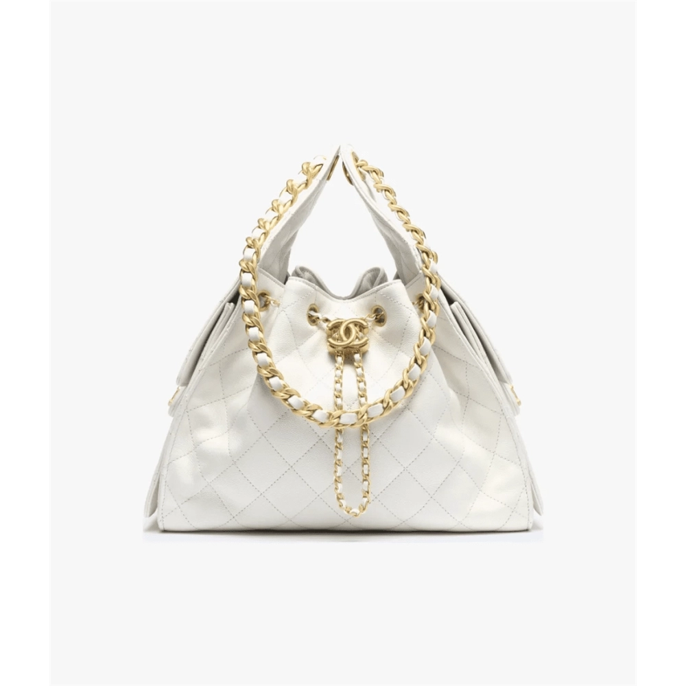 CHANEL 25 Small Handbag WHITE,CHANEL,BAGS