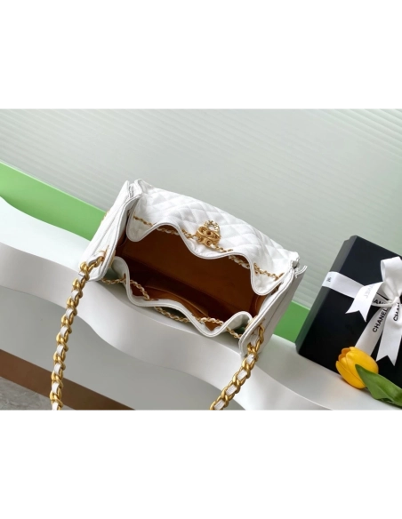 CHANEL 25 Small Handbag WHITE,CHANEL,BAGS