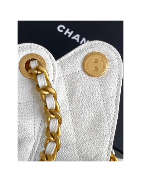 CHANEL 25 Small Handbag WHITE,CHANEL,BAGS