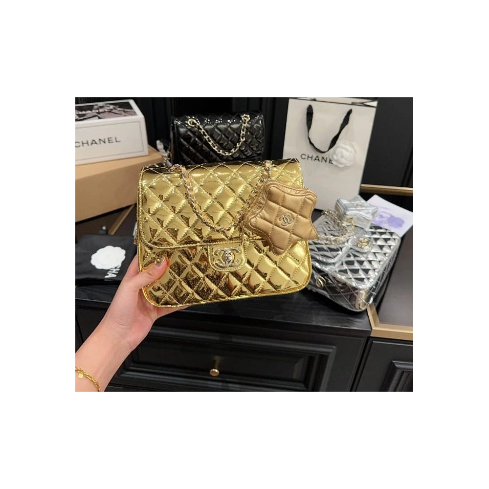 CHANEL BACKPACK STAR COIN PURSE,CHANEL,BAGS