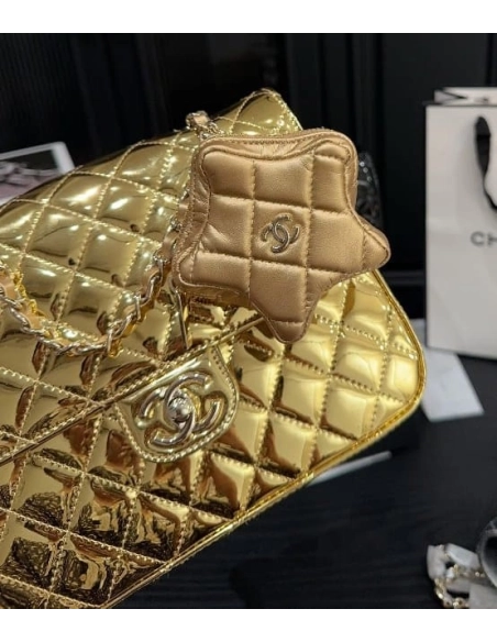 CHANEL BACKPACK STAR COIN PURSE,CHANEL,BAGS