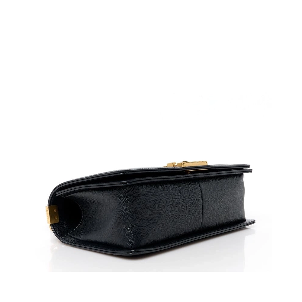 CHANEL Boy Chanel Chain Shoulder Bag A67086 Calfskin GHW Leather Black,CHANEL,BAGS