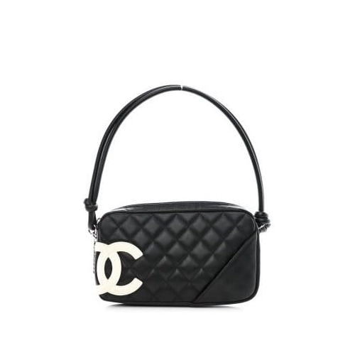 Chanel Cambon Leather Handbag,CHANEL,BAGS