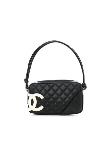Chanel Cambon Leather Handbag,CHANEL,BAGS