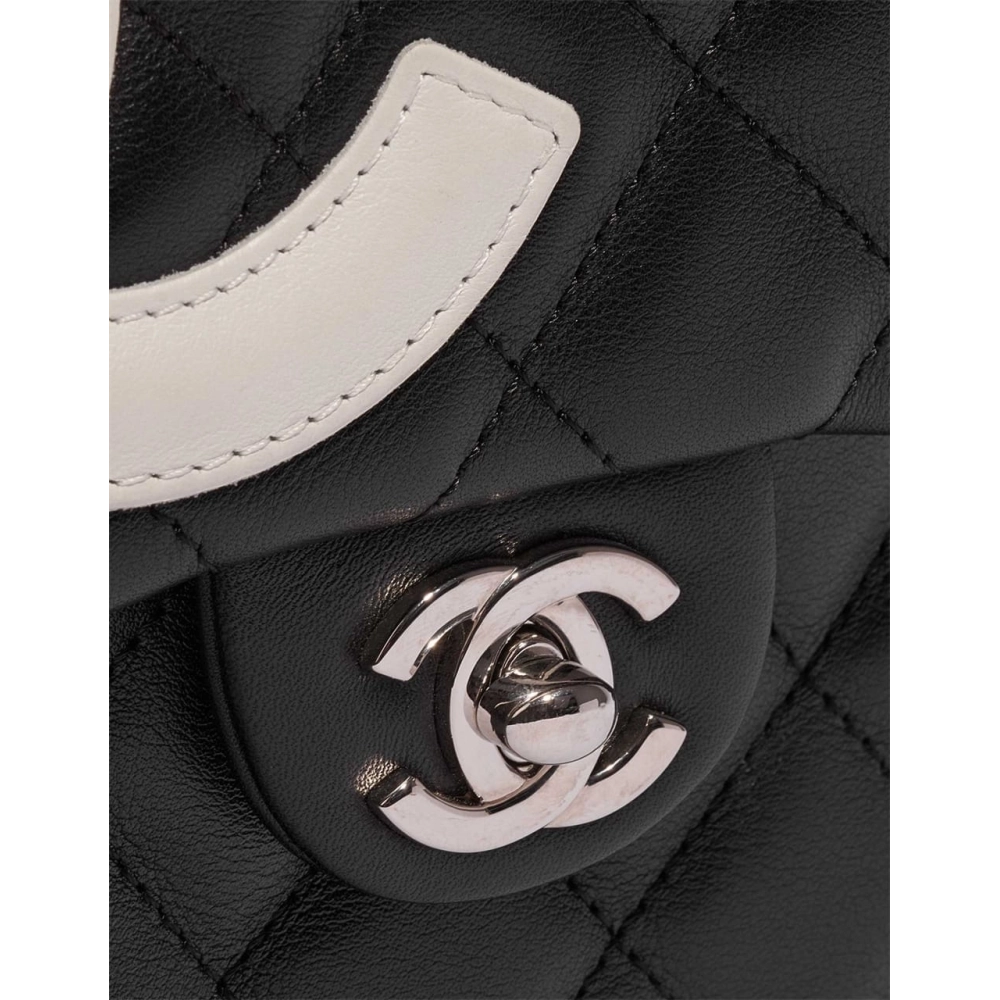 Chanel Cambon Reporter Large Calf Black,CHANEL,BAGS