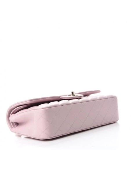 CHANEL Caviar Quilted Medium Double Flap Light Pink,CHANEL,BAGS