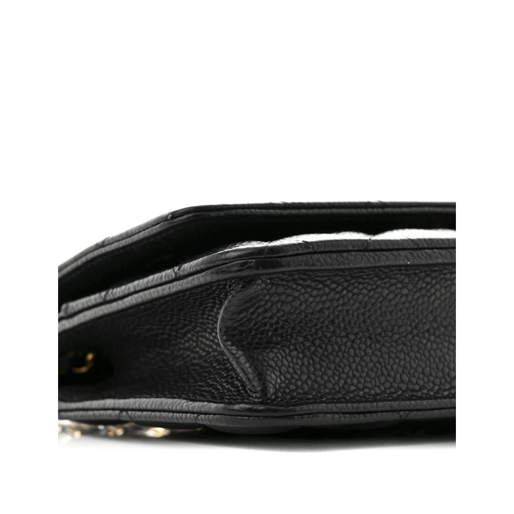 CHANEL Caviar Quilted Wallet On Chain WOC Black,CHANEL,BAGS