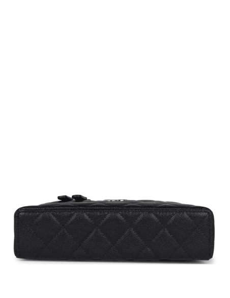 Chanel CC Top Handle Long Chain Cosmetic Bag,CHANEL,BAGS