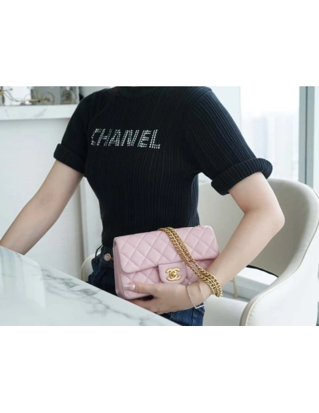 CHANEL Cf Mini Cherry Blossom Powder AS4041,CHANEL,BAGS