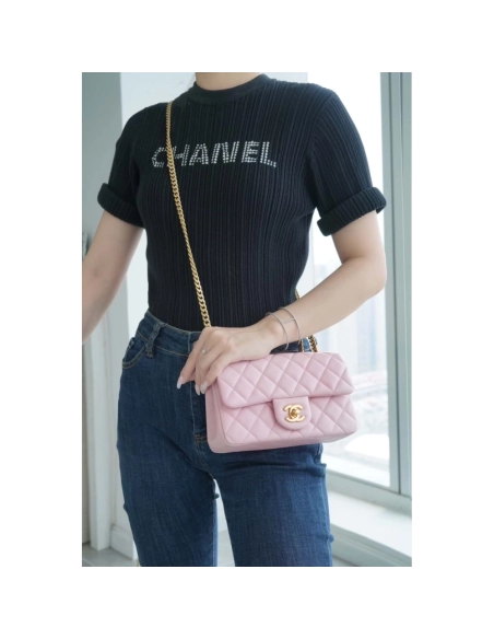 CHANEL Cf Mini Cherry Blossom Powder AS4041,CHANEL,BAGS