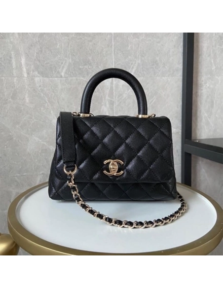Chanel Coco Handle Flap Shoulder Bag Mini,CHANEL,BAGS