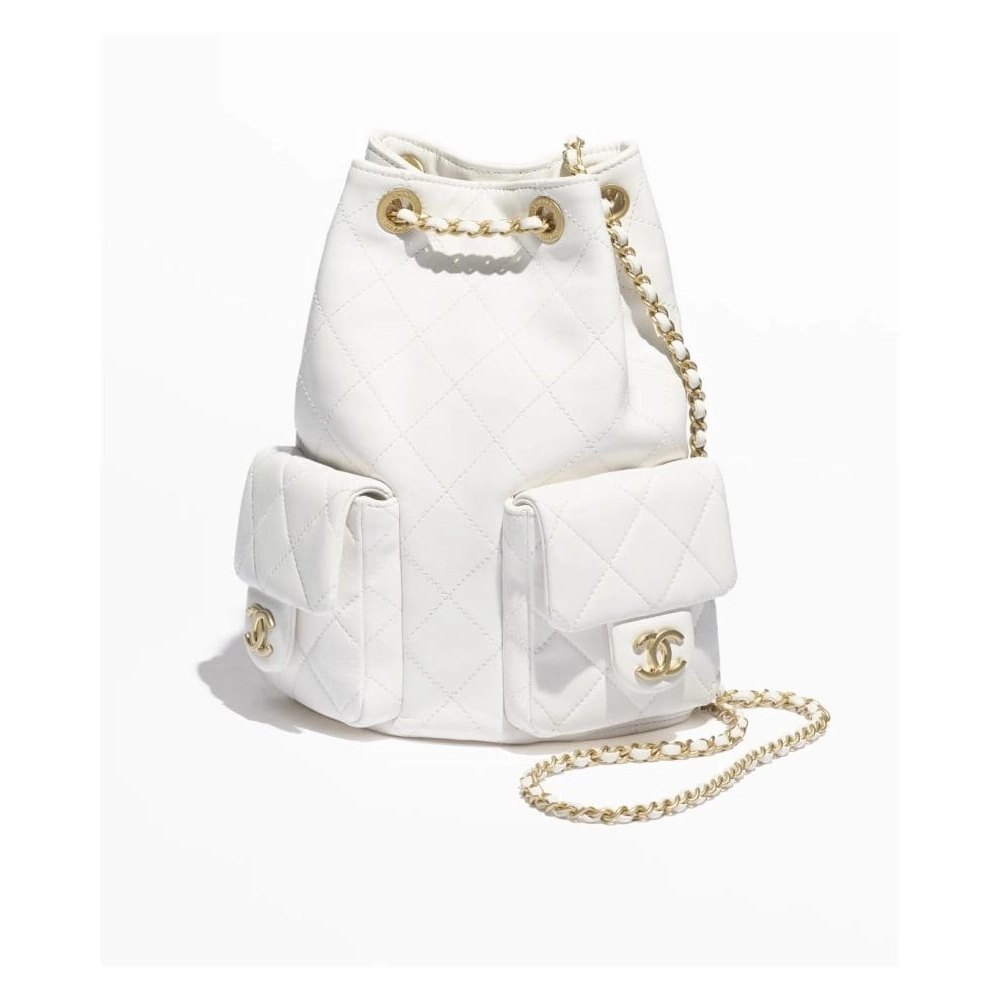 Chanel Cruise 2024 25 Backpack£¨White£©,CHANEL,BAGS