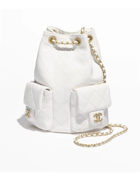 Chanel Cruise 2024 25 Backpack£¨White£©,CHANEL,BAGS