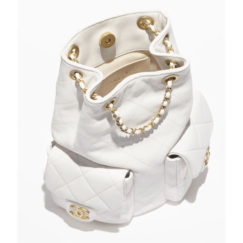 Chanel Cruise 2024 25 Backpack£¨White£©,CHANEL,BAGS