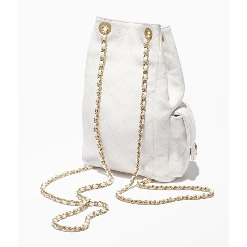 Chanel Cruise 2024 25 Backpack£¨White£©,CHANEL,BAGS