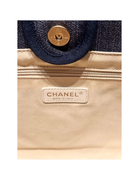 CHANEL Deauville Denim Small Tote,CHANEL,BAGS