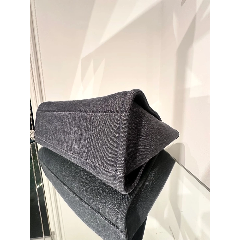 CHANEL Deauville Denim Small Tote,CHANEL,BAGS