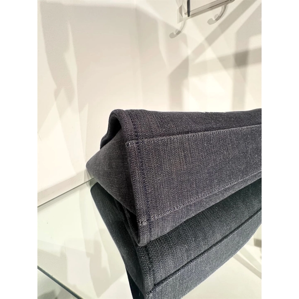 CHANEL Deauville Denim Small Tote,CHANEL,BAGS