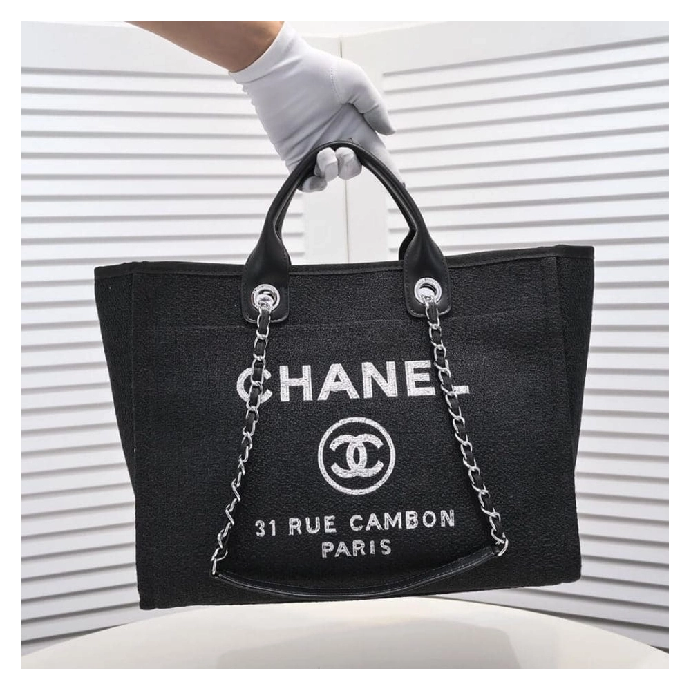 CHANEL DEAUVILLE MEDIUM TOTE,CHANEL,BAGS