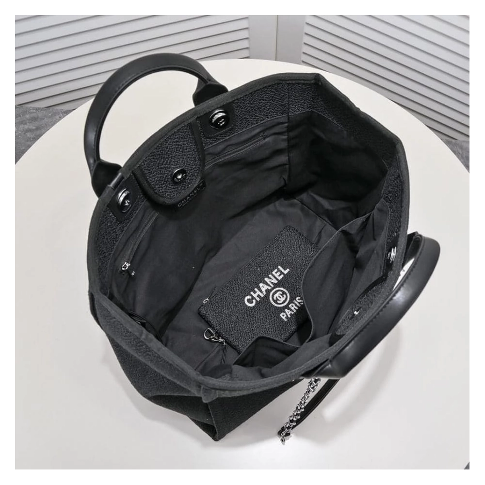 CHANEL DEAUVILLE MEDIUM TOTE,CHANEL,BAGS