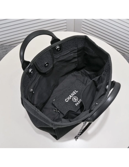 CHANEL DEAUVILLE MEDIUM TOTE,CHANEL,BAGS