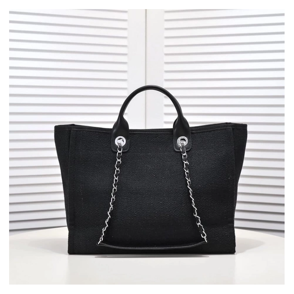 CHANEL DEAUVILLE MEDIUM TOTE,CHANEL,BAGS