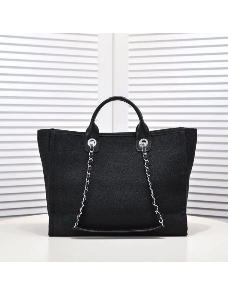 CHANEL DEAUVILLE MEDIUM TOTE,CHANEL,BAGS