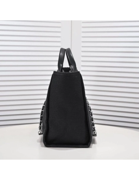CHANEL DEAUVILLE MEDIUM TOTE,CHANEL,BAGS