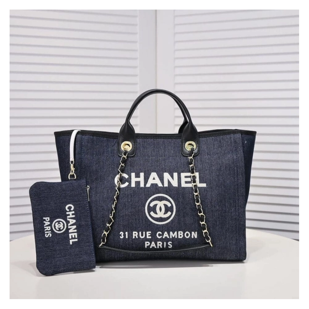 CHANEL DEAUVILLE MEDIUM TOTE,CHANEL,BAGS