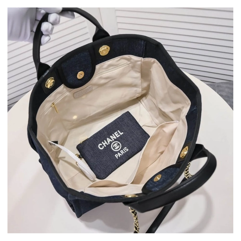 CHANEL DEAUVILLE MEDIUM TOTE,CHANEL,BAGS