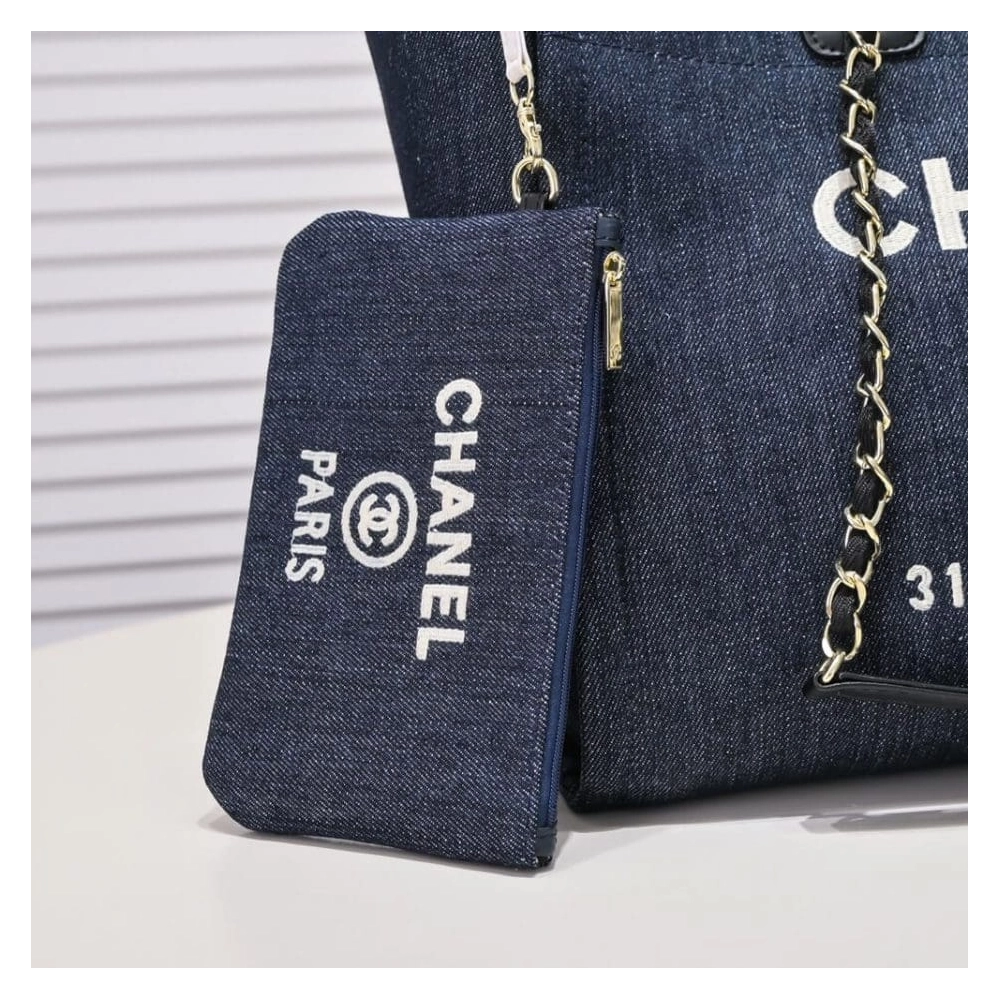 CHANEL DEAUVILLE MEDIUM TOTE,CHANEL,BAGS