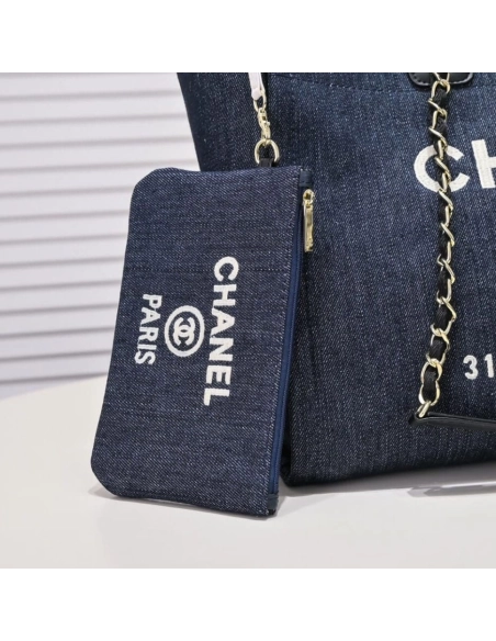 CHANEL DEAUVILLE MEDIUM TOTE,CHANEL,BAGS