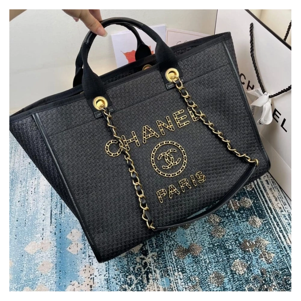 CHANEL Deauville Medium Tote,CHANEL,BAGS