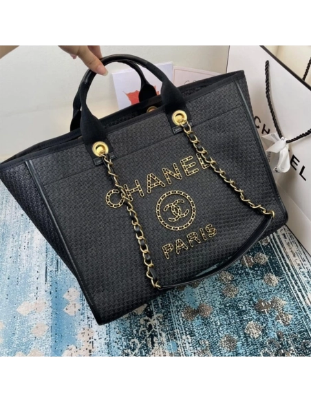 CHANEL Deauville Medium Tote,CHANEL,BAGS