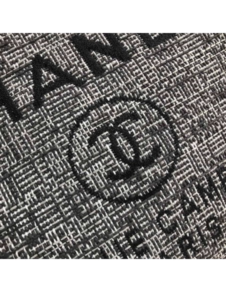 Chanel Deauville Tote Raffia Canvas Bag,CHANEL,BAGS