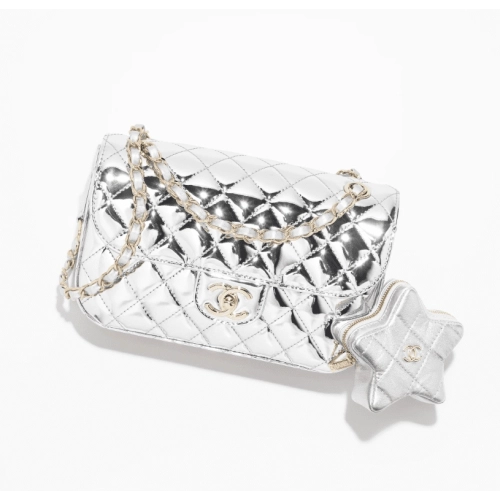CHANEL FLAP BAG STAR COIN PURSE,CHANEL,BAGS
