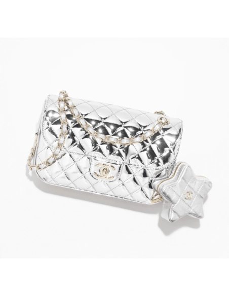 CHANEL FLAP BAG STAR COIN PURSE,CHANEL,BAGS