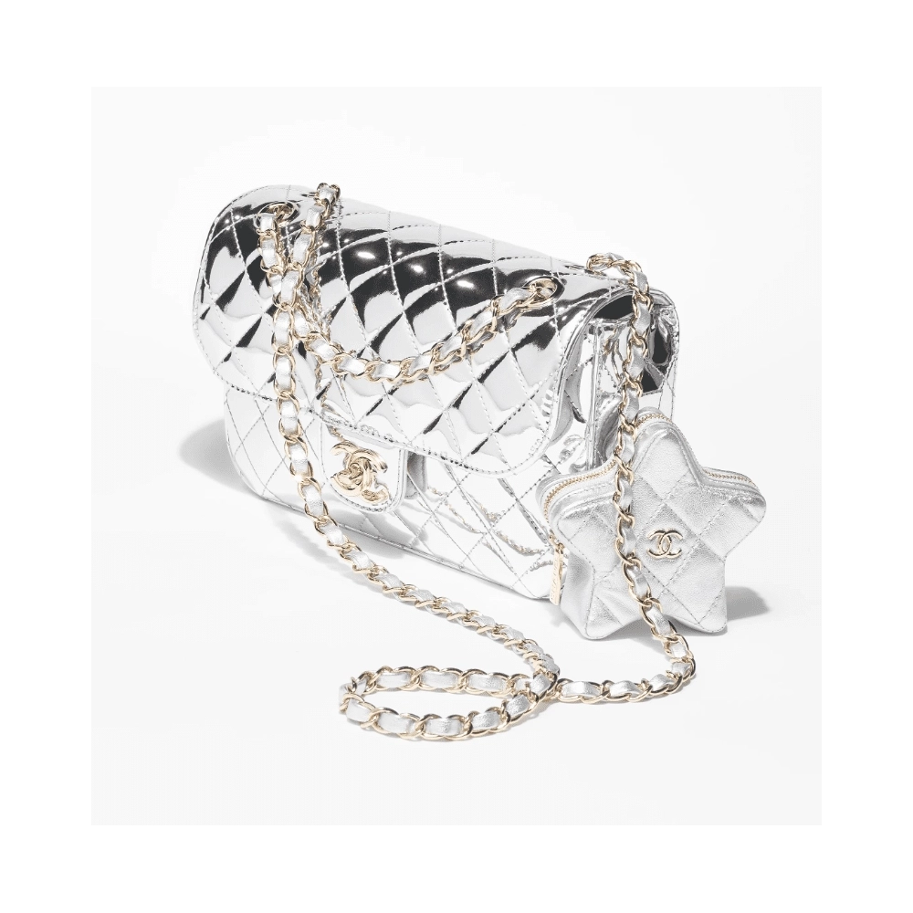 CHANEL FLAP BAG STAR COIN PURSE,CHANEL,BAGS