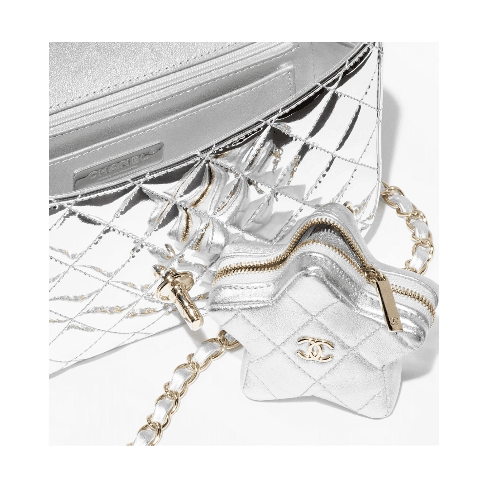 CHANEL FLAP BAG STAR COIN PURSE,CHANEL,BAGS