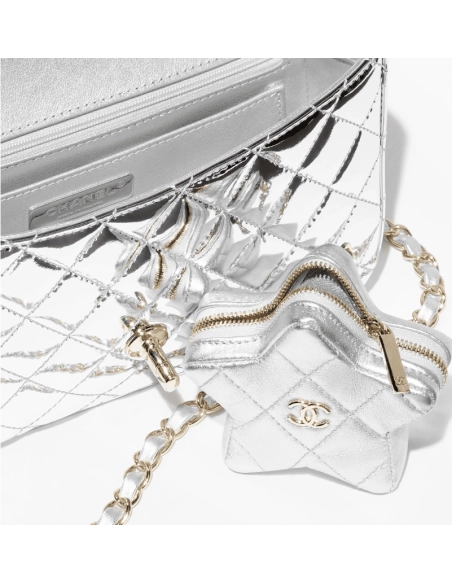 CHANEL FLAP BAG STAR COIN PURSE,CHANEL,BAGS