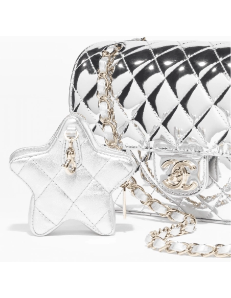 CHANEL FLAP BAG STAR COIN PURSE,CHANEL,BAGS