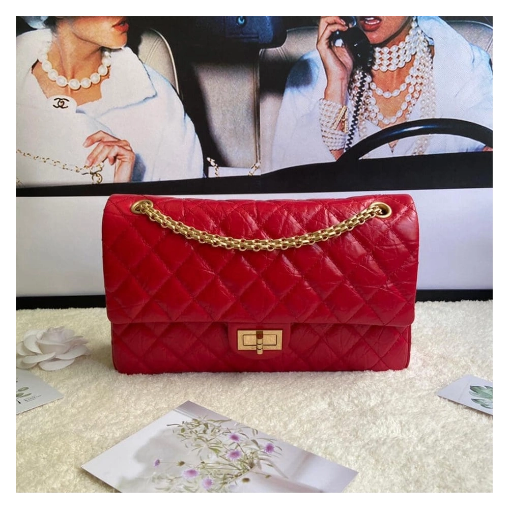 CHANEL LARGE 2.55 HANDBAG A37587,CHANEL,BAGS