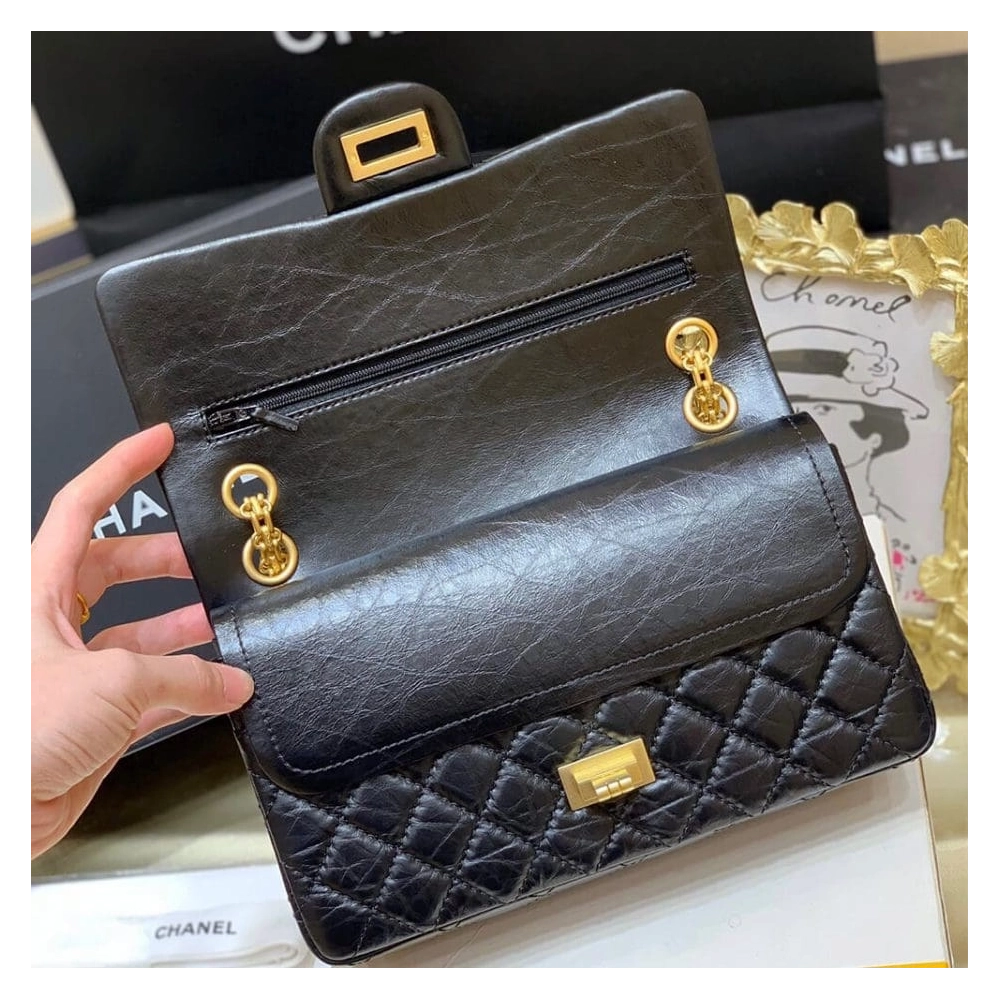 CHANEL LARGE 2.55 HANDBAG A37587,CHANEL,BAGS