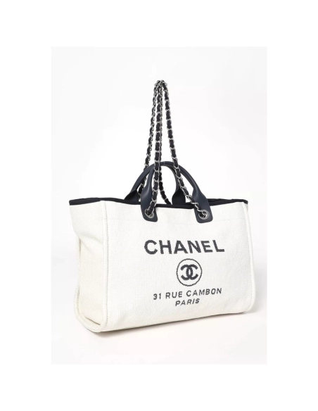 Chanel Large Deauville Tote,CHANEL,BAGS