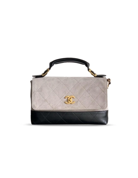 Chanel Large Flap Bag With Top Handle,CHANEL,BAGS