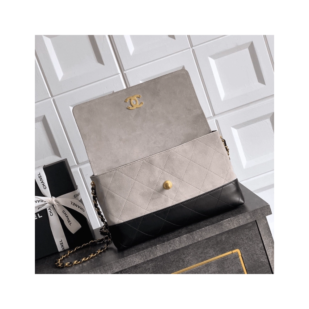 Chanel Large Flap Bag With Top Handle,CHANEL,BAGS