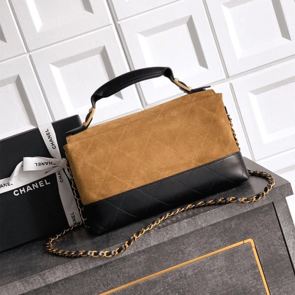 Chanel Large Flap Bag With Top Handle,CHANEL,BAGS