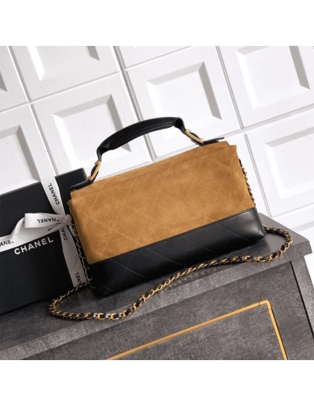 Chanel Large Flap Bag With Top Handle,CHANEL,BAGS