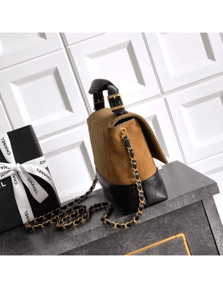Chanel Large Flap Bag With Top Handle,CHANEL,BAGS